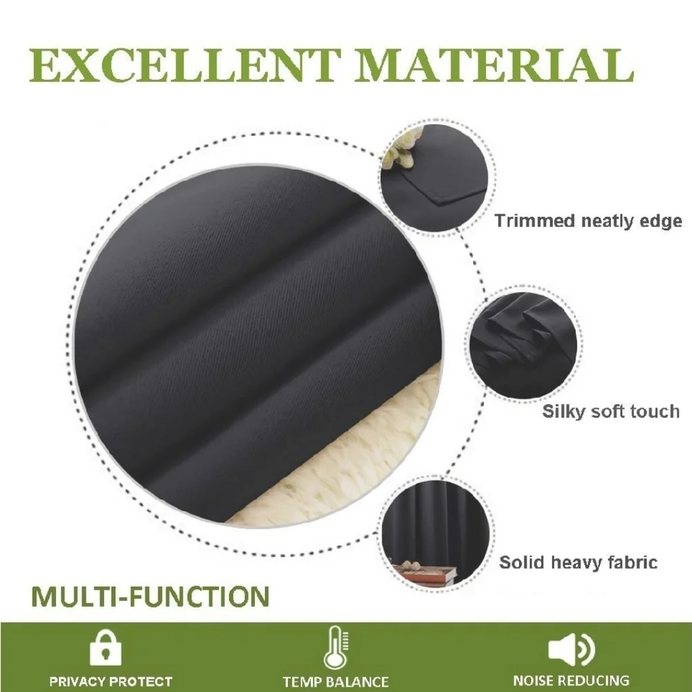 Nicetown Elegant Blackout Curtains